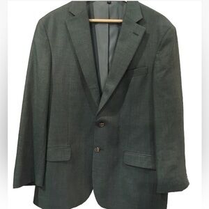 Jos. A. Bank 1905 Men's Forest Green Blazer silk wool blend 42 l